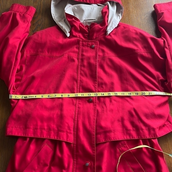 Vintage Forecaster Sport Women’s Coat Red Size Medium Zipper and Buttoned hood - Picture 11 of 16